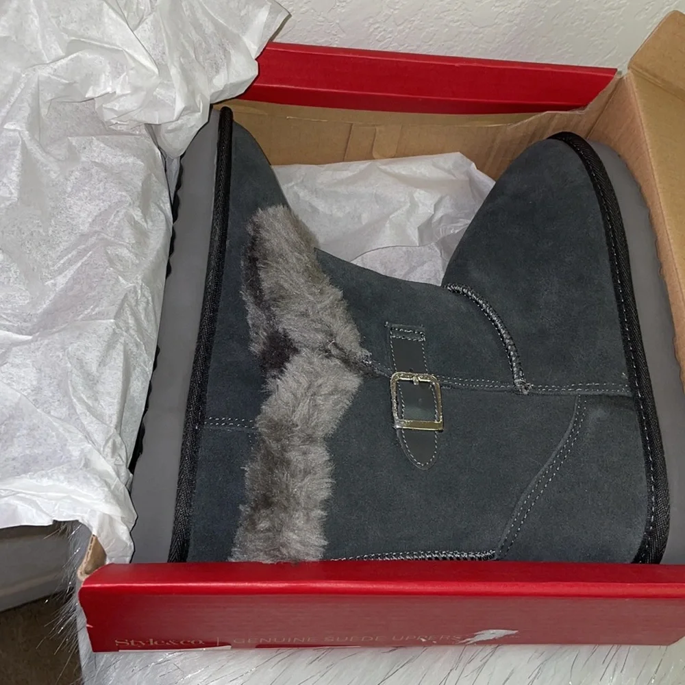 Style & Co. Tiny2Gray Boots - Picture 8 of 9